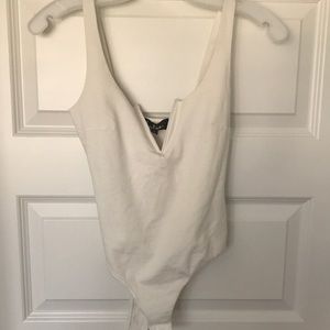 White Lulus Bodysuit